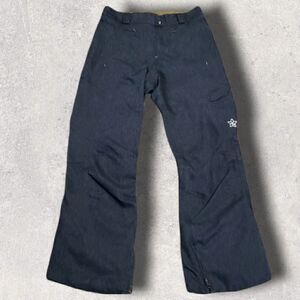 ROSSIGNOL CHARCOAL GORE-TEX SKI PANTS, SIZE MEDIUM